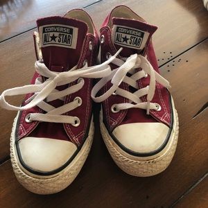 Maroon Converse